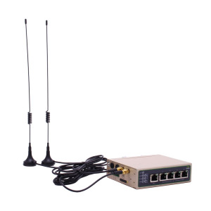 InHand InRouter615-S Industrial 4G LTE Router with choice of M1, NB-IoT, CAT 1, or CAT 6, Wi-Fi